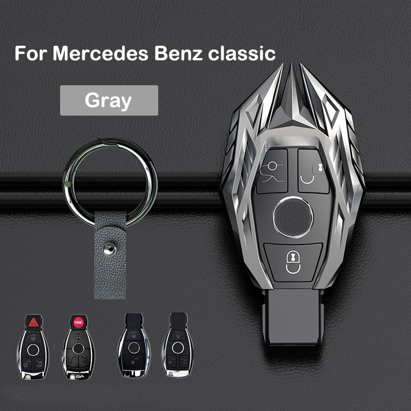 Case Holder Kunci Mobil Bahan Zinc Alloy Untuk Mercedes Benz W205 W204 W212 W463 W176 A B C E Gl S Gla Cls