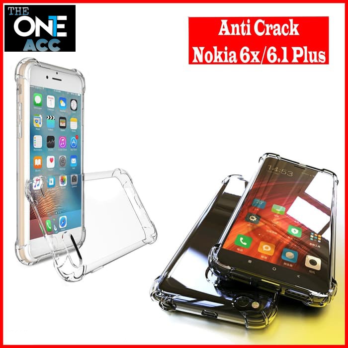 Soft Case Anti Crack Bening Nokia 6X Nokia 6.1 Plus