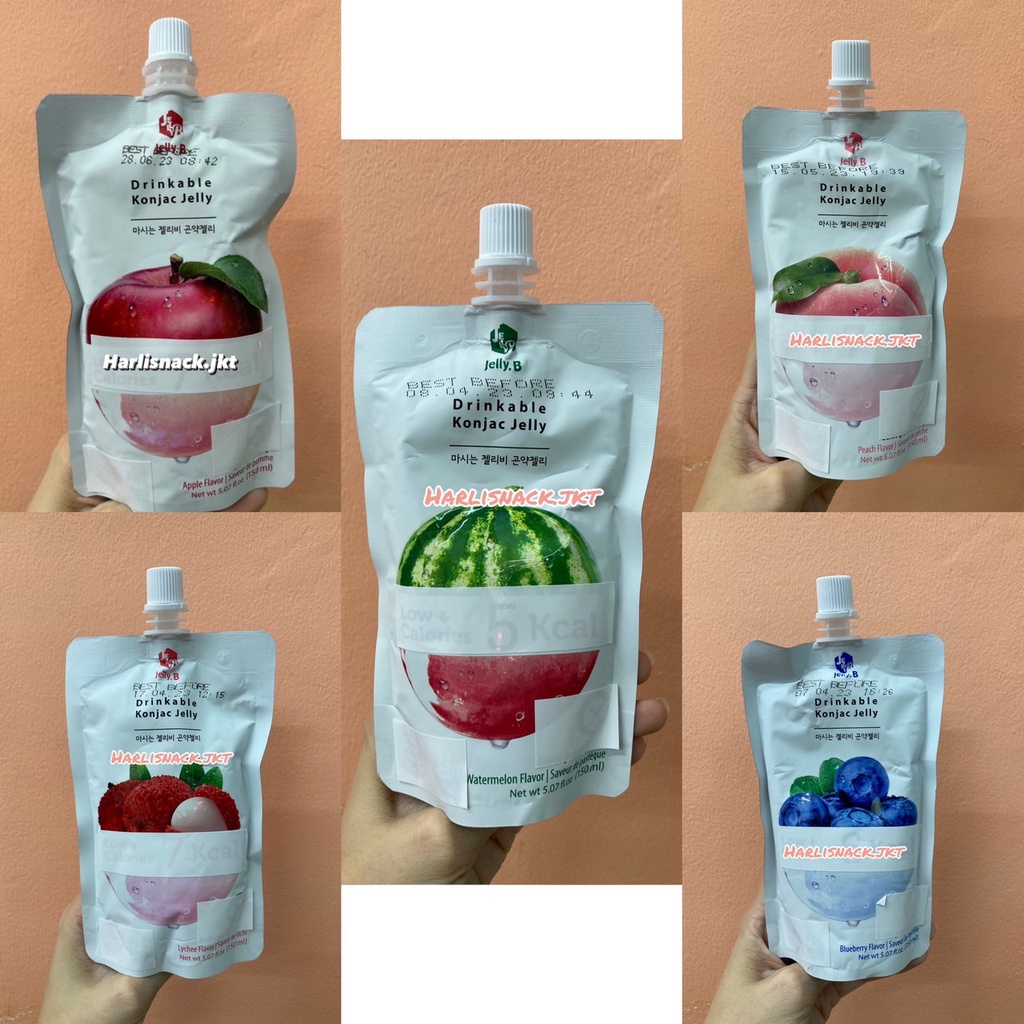 

KEUMKANG KONJAC JELLY B PEACH / LYCHEE / APPLE / BLUEBERRY / WATERMELON DRINK KOREA