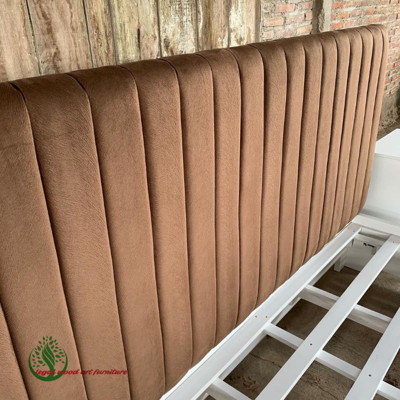 tempat tidur minimalis set 2 nakas furniture jepara