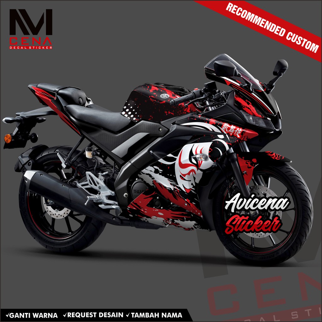 Sticker Decal R15 V3 Full Body Decal Sticker Yamaha R15 V3 Striping r15 v3 full body R Kabuki