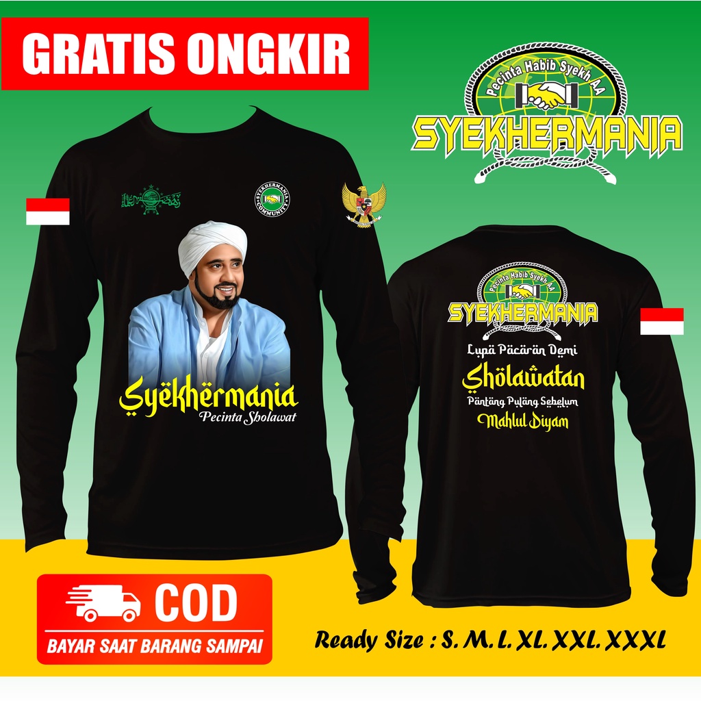 KAOS LENGAN PANJANG SYEKHERMANIA ORIGINAL DISTRO