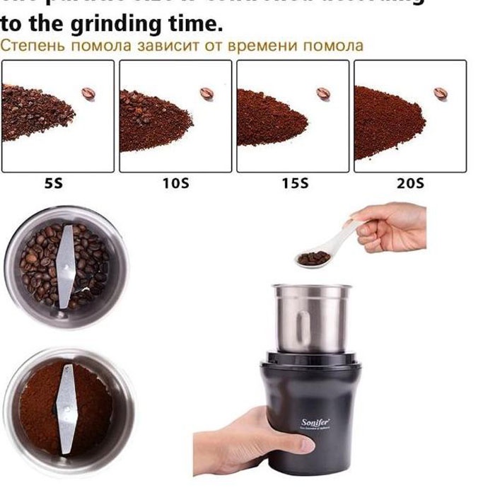 Coffee Grinder Penggiling Kopi Sonifer SF-3527