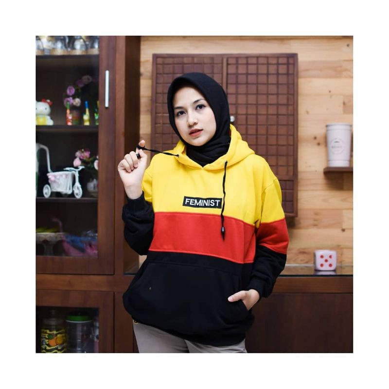 FEMINIST HOODIE || Hoodie Kombinasi || Hoodie Pria Dan Wanita #FEM