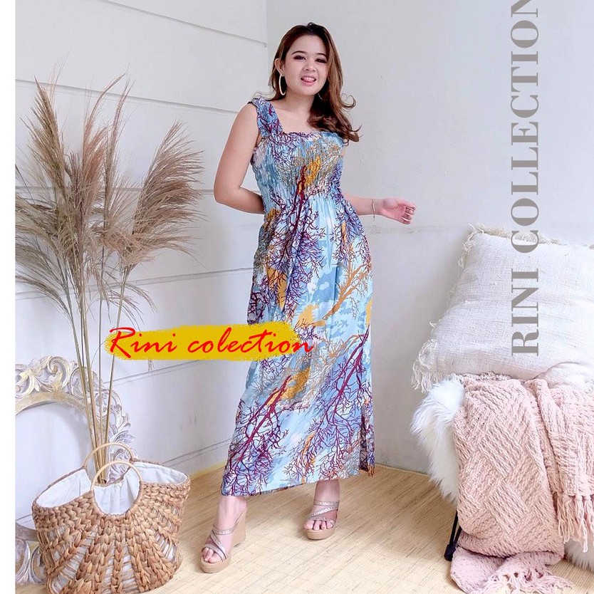 Dress Kerut Panjang Bali sania