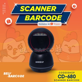 Codeshop Barcode Scanner 1D 2D QR Code Imager Omni Directional USB