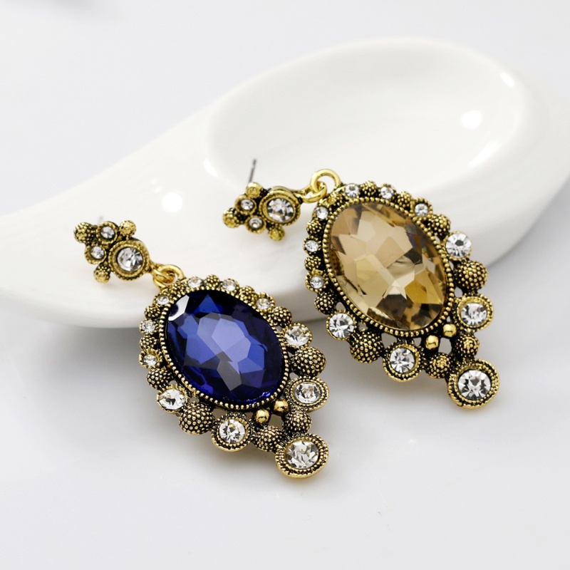 SIY  Women Earrings Ethnic Luxury Dangle Jewelry Vintage Bride Fashion Wedding Party