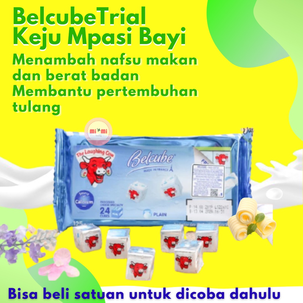 

Paket mpasi 6 bulan keju belcube cheese plain keju bayi untuk mpasi bayi bb booster menambah berat badan bayi Keju Belcube The Laughing CoW