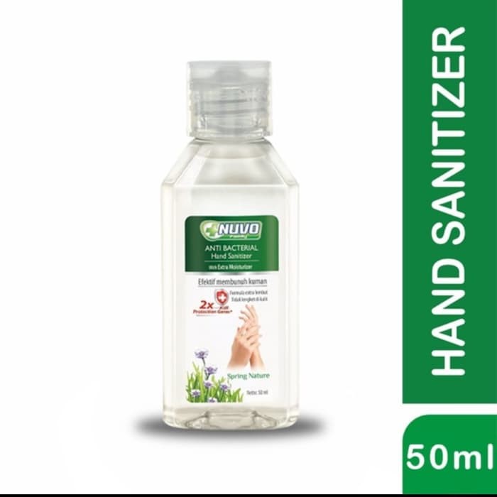 HAND SANITIZER NUVO 50ML HIJAU &amp; MERAH / ANTI BAKTERI / ANTI KUMAN