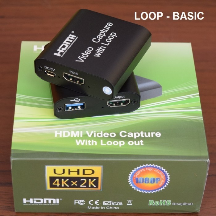 Video Card Capture Grabber multimedia kabel With Loop Out USB 4K Input Support G50