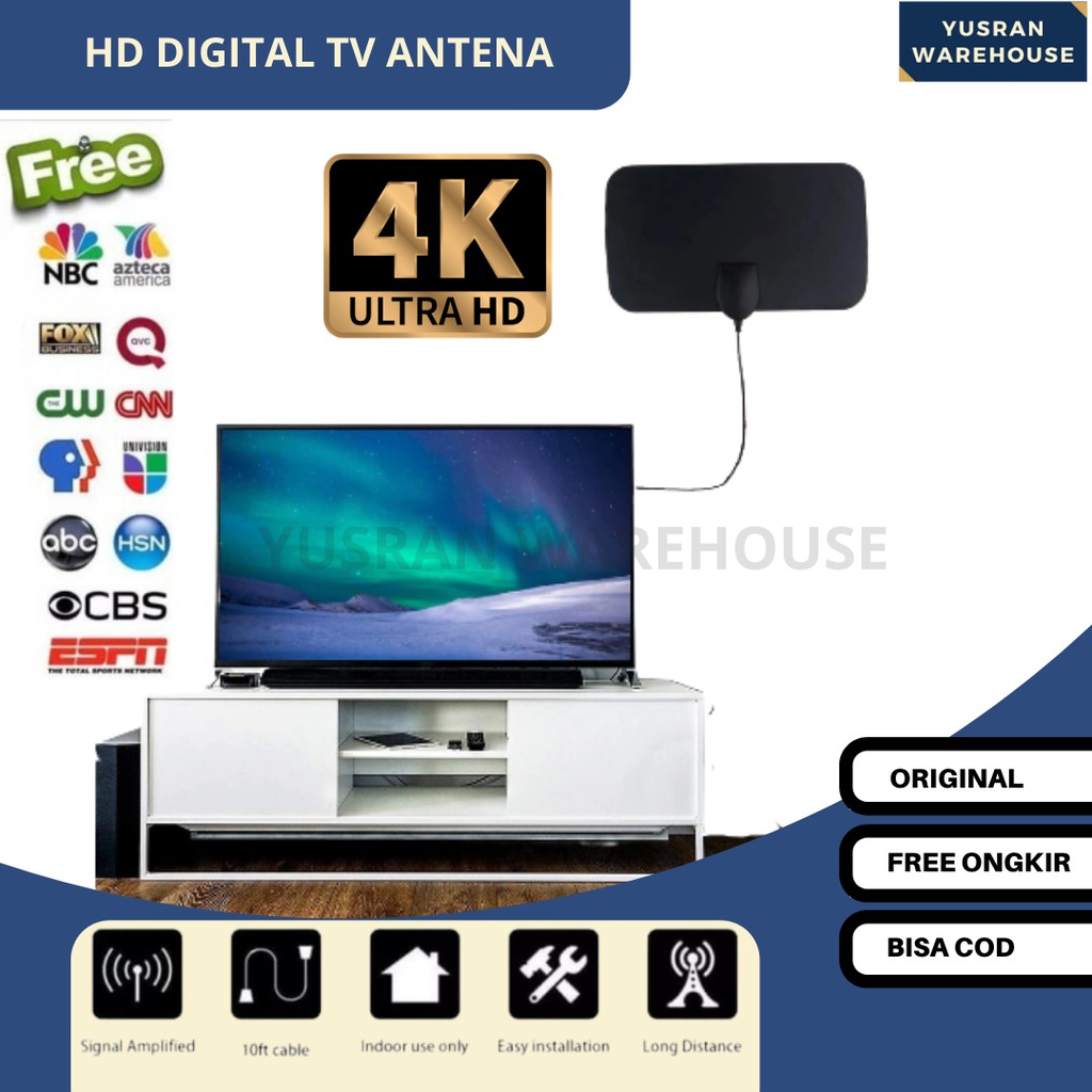 Antena TVdigital Antena TV Indoor Antena Digital Penguat Sinyal TV Boster Antena TV Kabel Antena TV