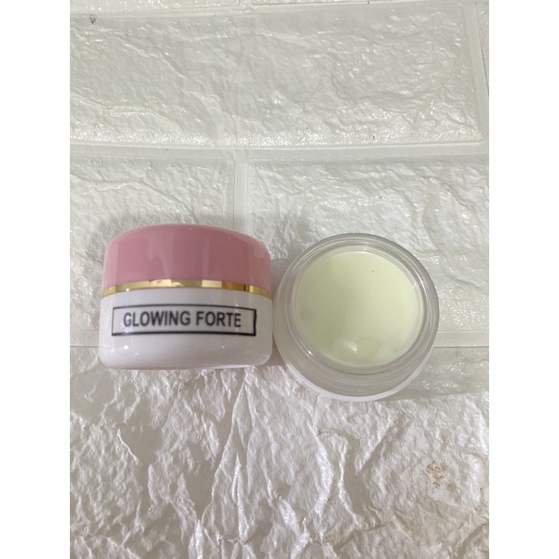 glowing forte - cream malam glowing / efek glow - flek berat