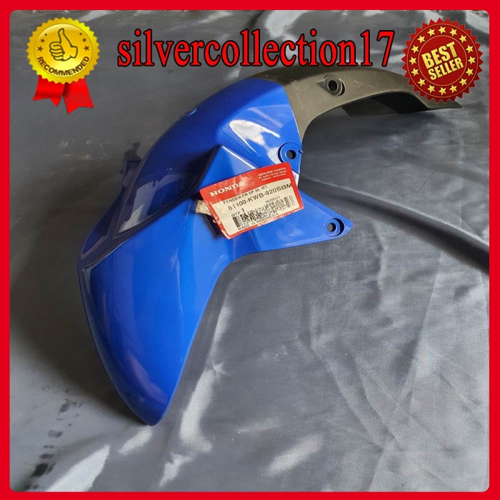 Promo SLEBOR SPAKBOR DEPAN DPN BIRU BLADE 110 ASLI ORI HONDA 61100-KWB-920SB Elegan