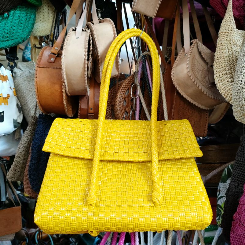 KRISTAL BAG TUTUP MAGNET PREMIUM | JALI BAG PREMIUM | TAS ANYAM  TAS WANITA