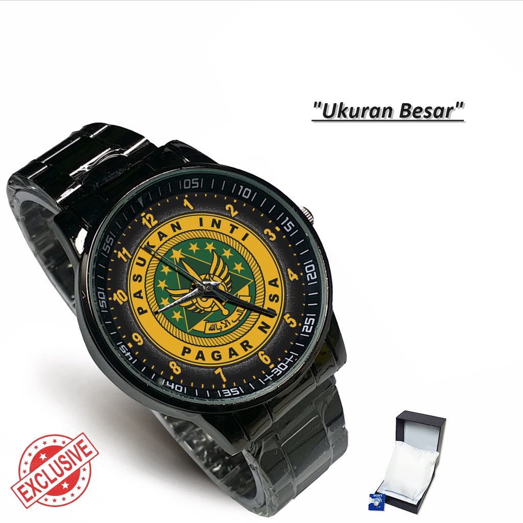 Jam Tangan Rantai Couple PASUKAN INTI PAGAR NUSA (Limited Edition)