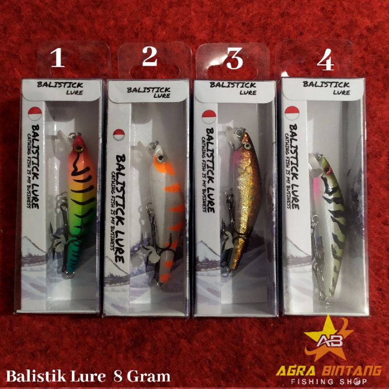UMPAN PANCING BALISTICK LURE 8 GRAM