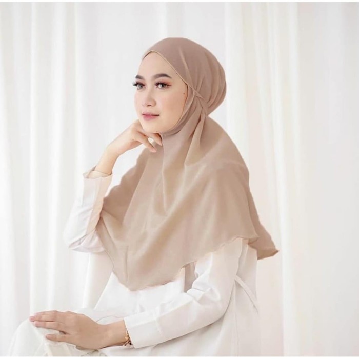 Jilbab BERGO maryam instan diamond ukuran L Dewasa