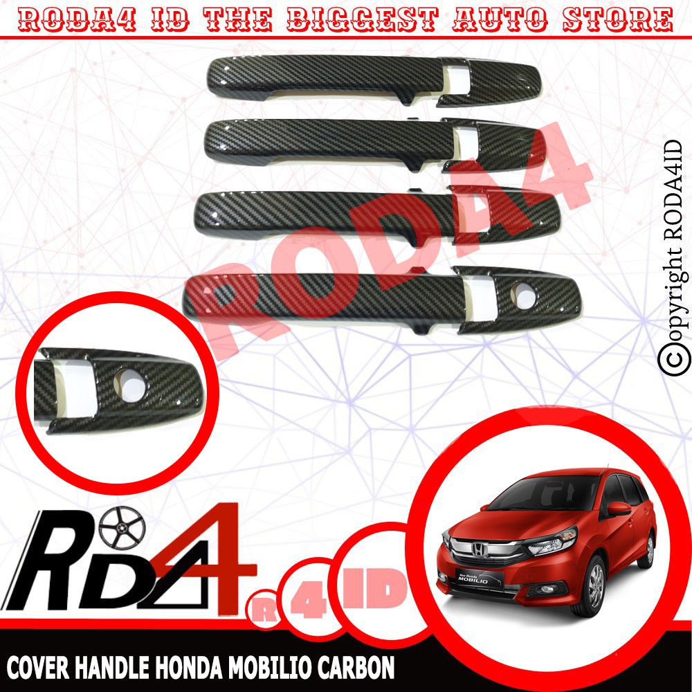 Cover Handle - Gagang Pintu Samping Honda Mobilio Carbon