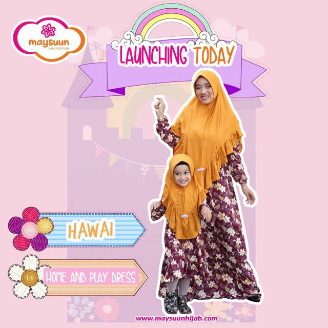 Gamis Rumah harian ibu dewasa cantik motif bunga