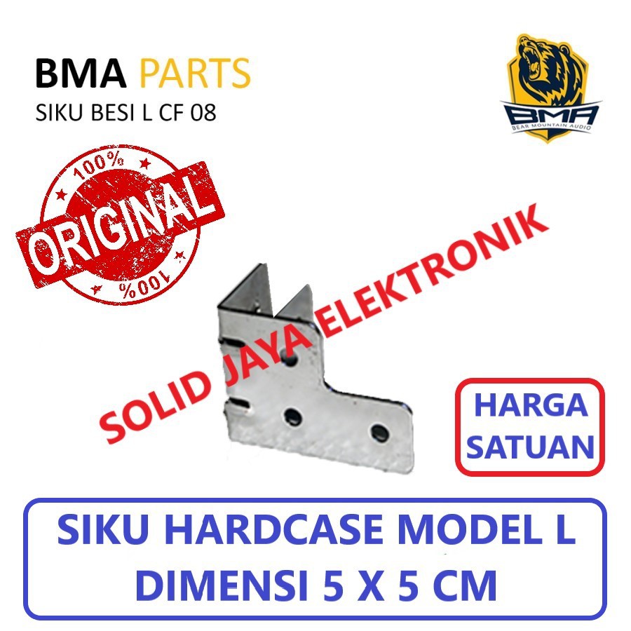 SIKU BOX L HARDCASE BESI HARD CASE CORNER MODEL L 5 CM 5x5 CM KUALITAS TERBAIK BMA ASLI ORIGINAL