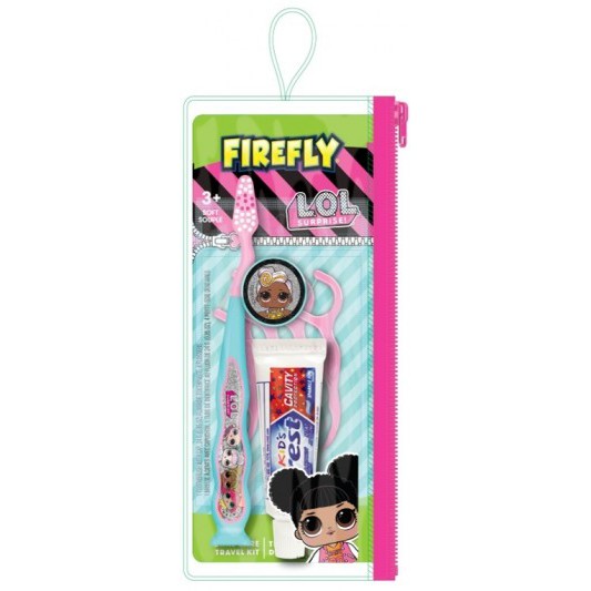 LOL Surprise Dolls Toothbrush Travel Kit - Sikat Gigi Set Odol Pasta Gigi Crest Anak Lucu