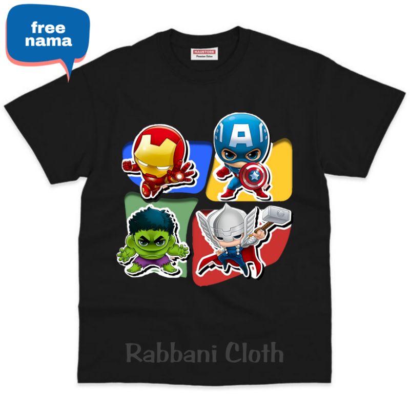 baju kaos anak superhero