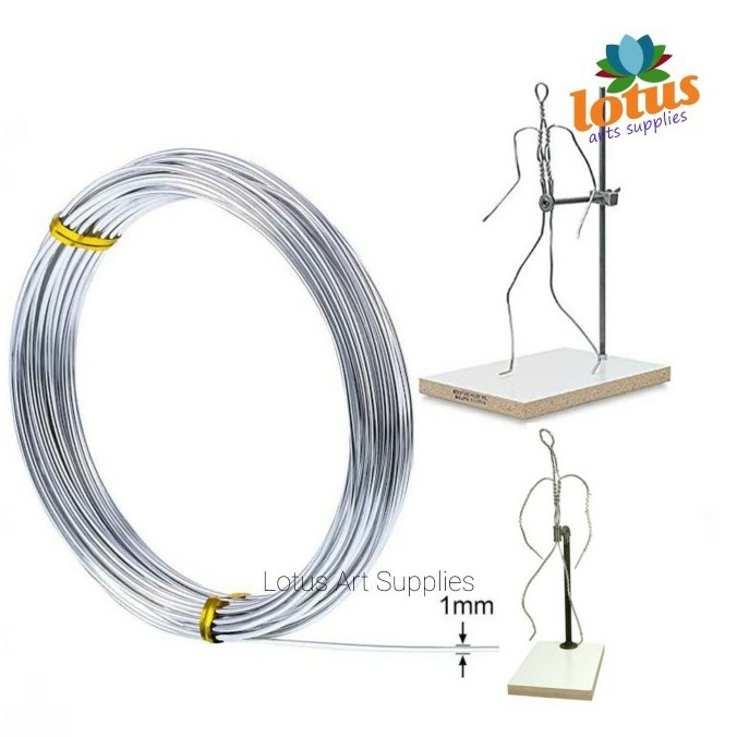 Re80 Almaloy Craft Wire / Kawat Almunium Rangka Clay 1Mm - 1Mm Tr80R.Y