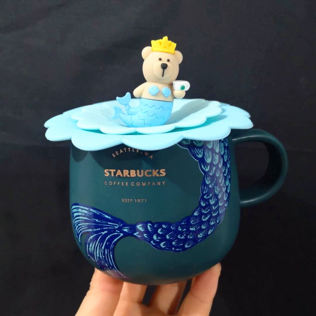 Tumbler Starbucks Mug Keramik Mug Kopi Motif Mermaid Starbucks