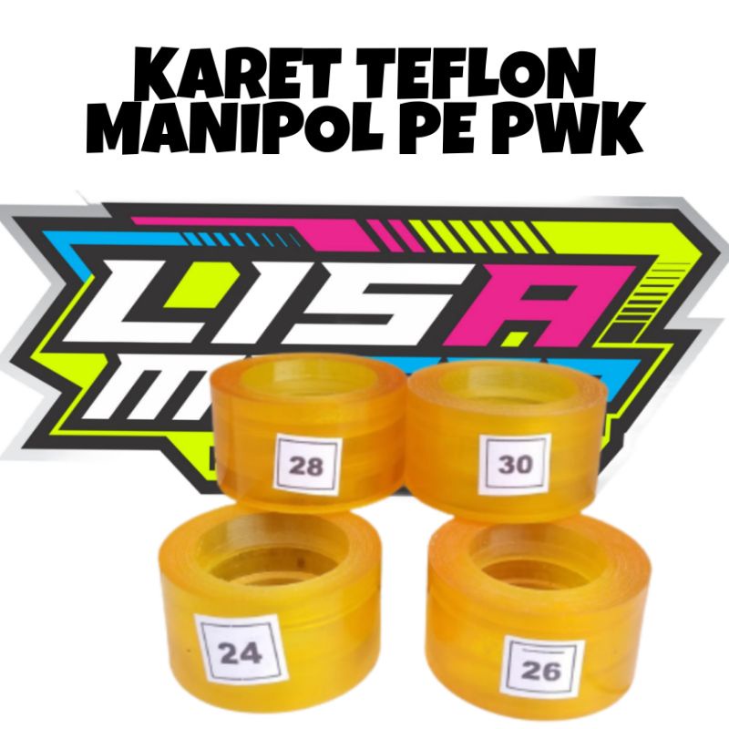 karet manipol teflon uk 26 28 30 32