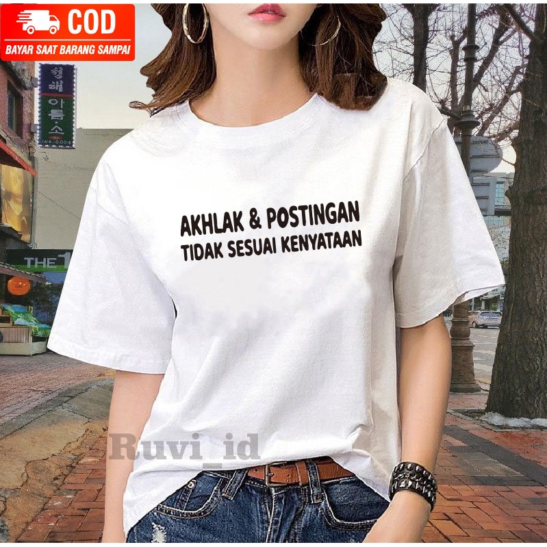 Ruvi_id-BELI 3 GRATIS HEADSET EXTRA BAS / KAOS KATUN COMBED 30S / KAOS WANITA / KAOS PRIA / KAOS KOREA / ATASAN WANITA DEWASA / ATASAN REMAJA / KAOS OBLONG / KAOS OOTD / KAOS GAYA HIJAB / KAOS DALAMAN / KAOS KEKINIAN / KAOS OVERSIZE / KAOS MURAH