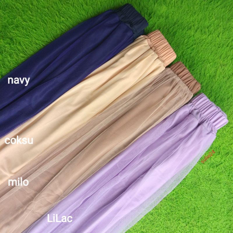 Rok tutu maxi skirt/rok tutu lilac