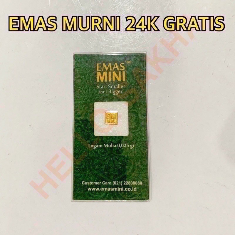 GRATIS EMAS MURNI 24K UTK MOM NURHESTI