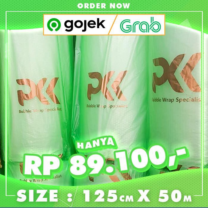 

PROMO - BUBBLE WRAP ROLL 50 METER HITAM PUTIH BUBLE WRAP PACKING MERK PKK - PKK Hitam