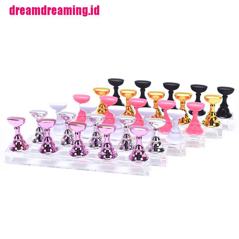 1 Set Stand Display Kristal Akrilik Untuk Nail Art