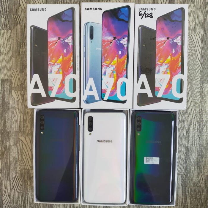 Samsung A70 8/128 SECOND BEKAS FULLSET LENGKAP EX RESMI MULUS
