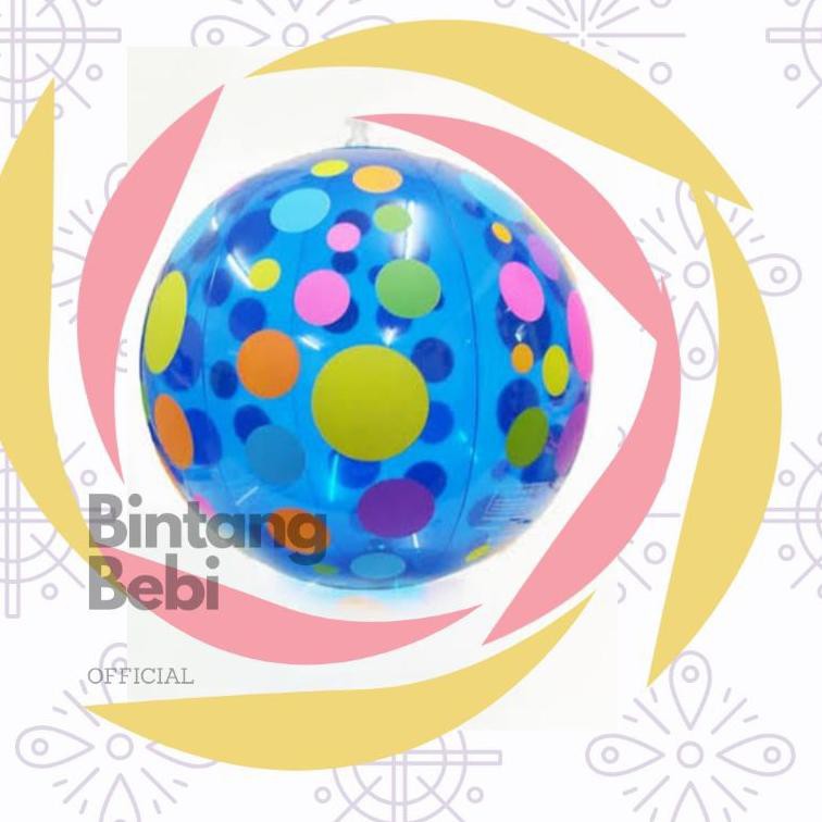 Paling Disukai.. Bola smile tiup, bola kerincing tiup, bola polkadot RFN