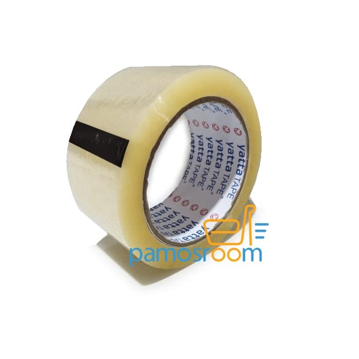 

perekat-pengikat- lakban yatta tape bening dan coklat 2inch 48mm (90 yard) spek daimaru - cokelat