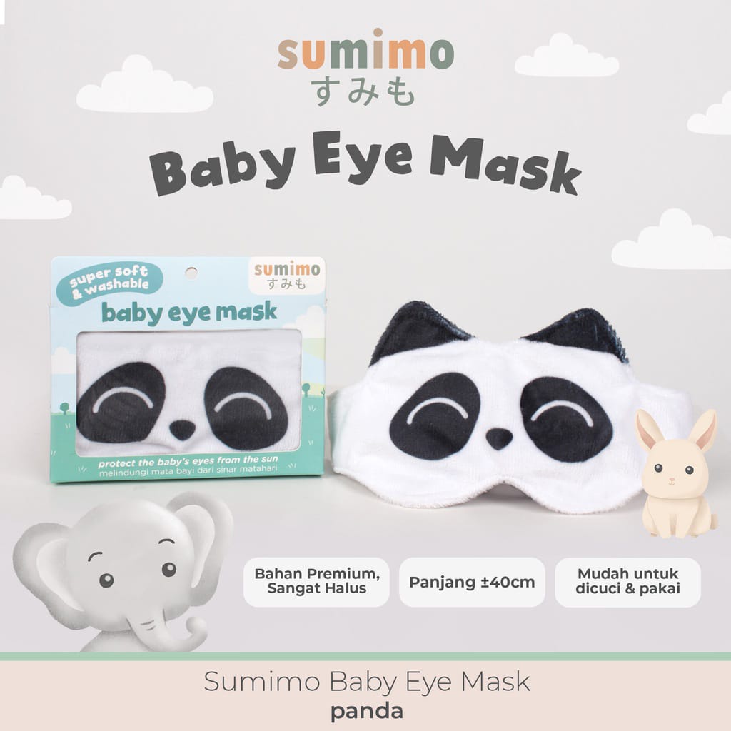 SUMIMO BABY EYE MASK / PENUTUP MATA BAYI/ KACAMATA BAYI - BABY MINISTRY