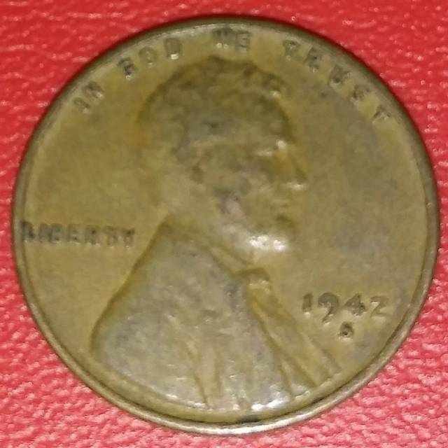 1942 S Koin one cent lincoln Amerika