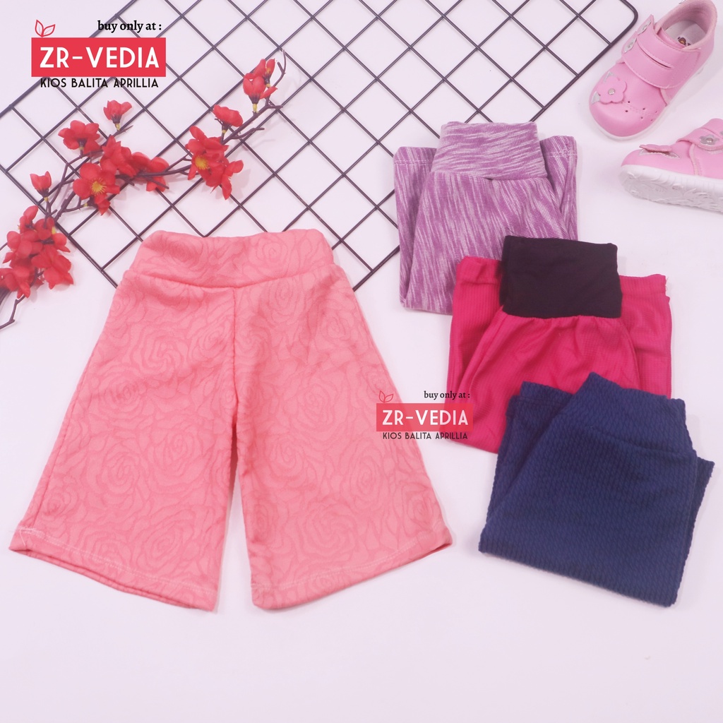 Kulot Polos Uk. 2-3 Tahun / Celana 3per4 Anak Perempuan Skirt Pendek Pants Kulot Bawahan Polos Murah