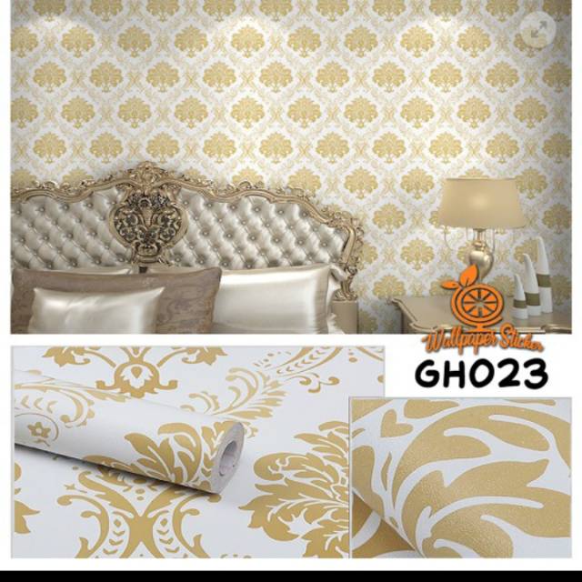 WALLPAPER DINDING UK 45 CM X 10M