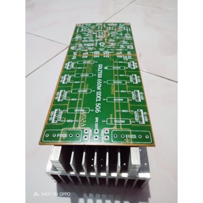 PCB SOCL 506 Input Balance Plus Heatsink 18 sirip 2U 20cm