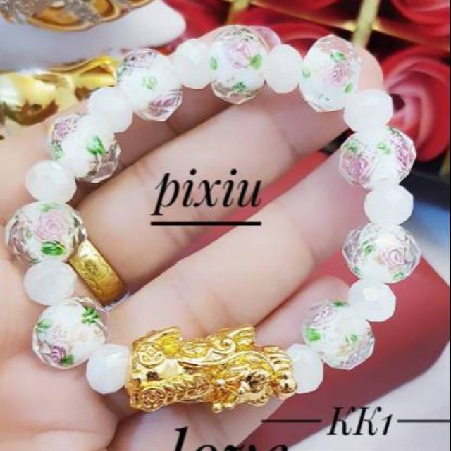 Gelang tangan pixiu lapis emas 24k 0401