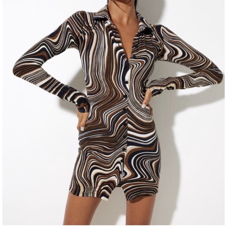70's Ripple Dress