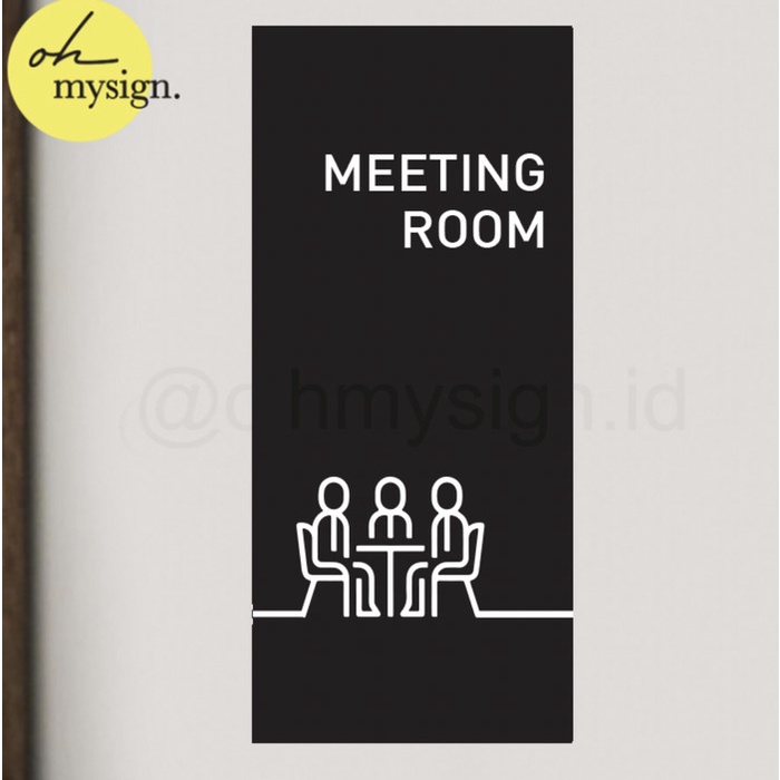 

Murah SIGN AKRILIK MEETING ROOM RUANG MEETING PRINTED | LABEL AKRILIK