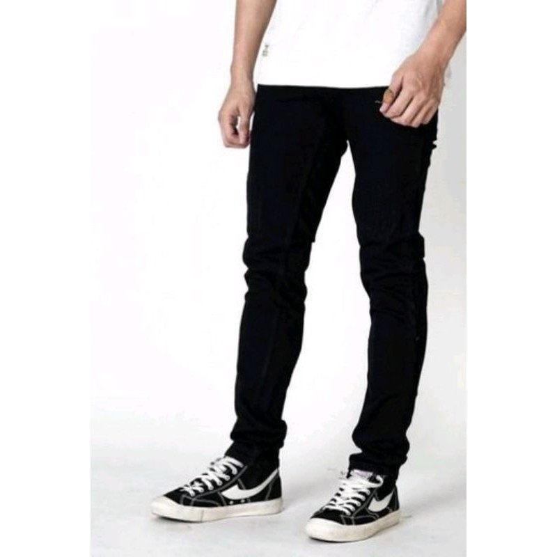 celana jeans Hitam Bioblitz Abu celana jeans panjang skinny semi slimfit cowo/cowok/pria meral