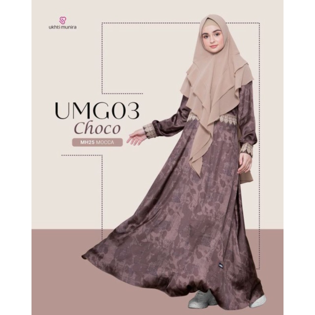 Gamis modern terbaru 2022 Gamis Mewah gamis syari premium Ukhti UMG 03 busui fiendly gamis idul fitr