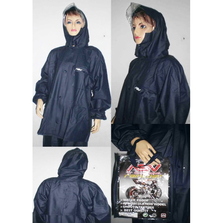 #9914 Jas Hujan Asv Karet Size XXXL Jumbo Pvc Anti Tembus Terlaris