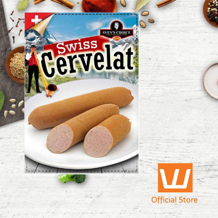 

Sosis Babi Svens choice sven's Swiss Cervelat 320g