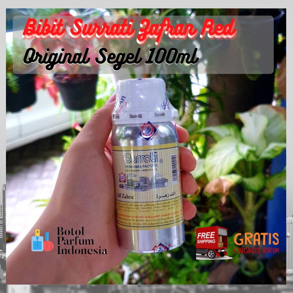 PARFUM SURRATI AMEER ZAFRAN RED JAFARON MERAH 100gr SEGEL | PARFUM SURRATI ORIGINAL 100% SEGEL | BIB